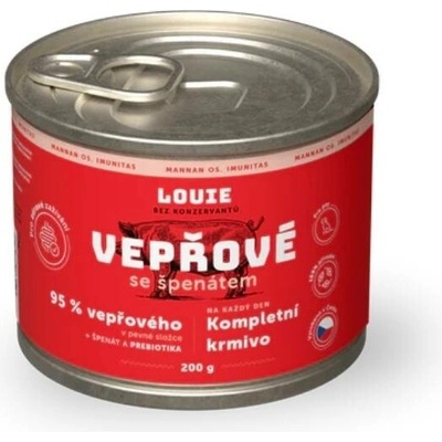 Louie Vepřové se špenátem a prebiotiky 200 g