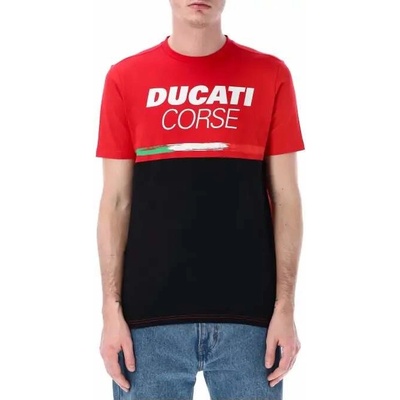 Volnočasové tričko Ducati Corse s trikolórou