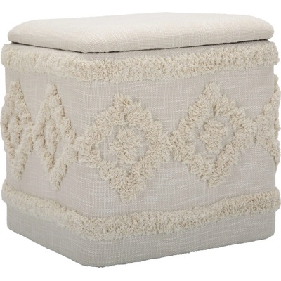 Mauro Ferretti Puf PUFF CONTENITORE DAMASCO QUADRATO 40X40X40 cm