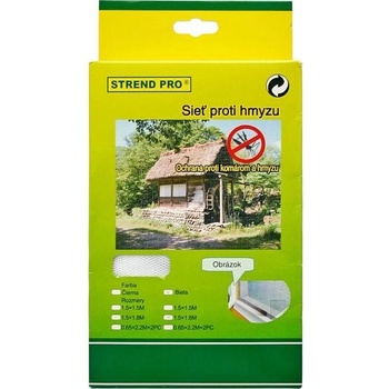 FlyScreen2 sieť 150x180 cm, proti hmyzu a komárom, na okno, čierna PE