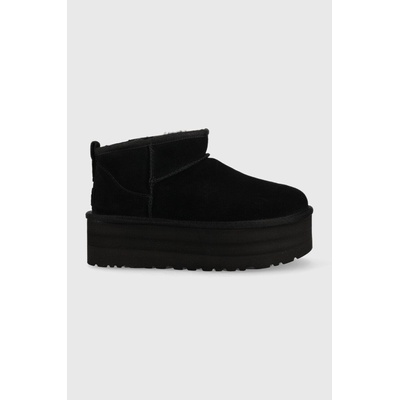 Ugg Велурени апрески UGG W Classic Ultra Mini Platform в черно 1135092. BLK (1135092.BLK)