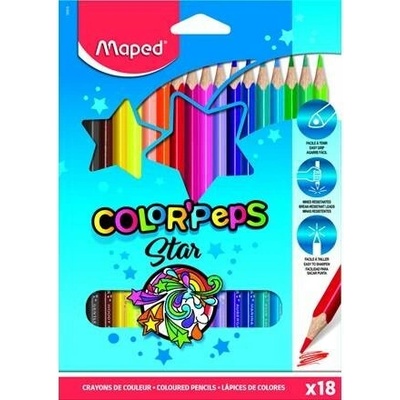 Maped pastelky trojboké 24 barev 1 ks