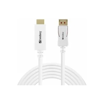 Sandberg Кабел SANDBERG SNB-509-16, DisplayPort 1.4 към HDMI кабел, 4K@60Hz, 2.0 м, SNB-509-16