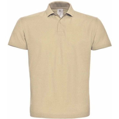 B&C ID.001 Piqué polo hnědá sand
