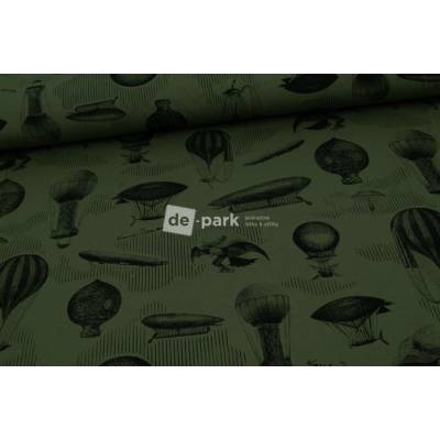 de-park Úplet - Létající stroje Karel Zeman - army khaki - 684