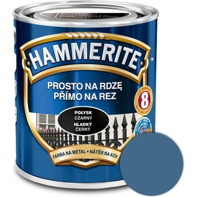 Akzo Nobel Hammerite přímo na rez hladký 0,7L Modrý Modrý – Zbozi.Blesk.cz