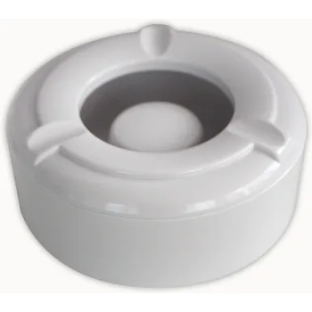 Image 1 of ALKAN AN-Пепелник ветроустойчив кръгъл Ø10xh4cm БЯЛ (К-2009) (0136162)