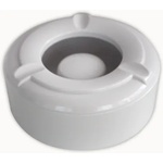 ALKAN AN-Пепелник ветроустойчив кръгъл Ø10xh4cm БЯЛ (К-2009) (0136162)