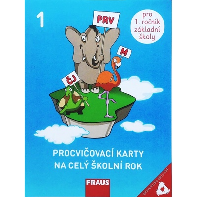 Procvičovací karty na celý školní rok 1.ročník pro děti s SVP Fraus –