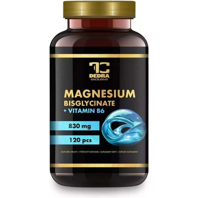 VEYRA Magnesium bisglycinát 830 mg Horčík 166 mg + vitamín B6 100 kapsúl