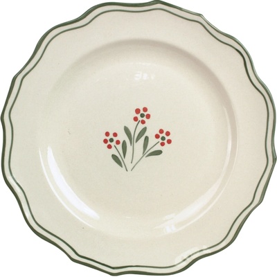 Strömshaga Talíř Esther Wildflower Green Ø 28,5 cm, zelená barva, keramika