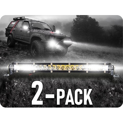 KAMAR ☼ LED pracovné svetlo 36W, 1600LM, 12/24V, 24xLED/2-PACK! [LB0075]