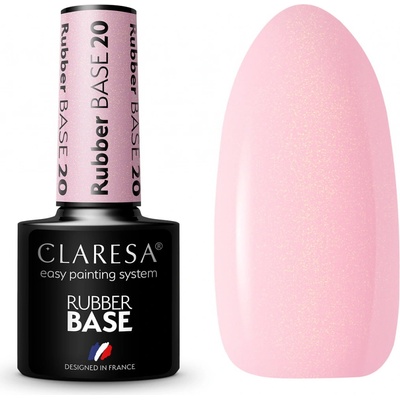 Claresa Gél lak Rubber Base 20 5 g