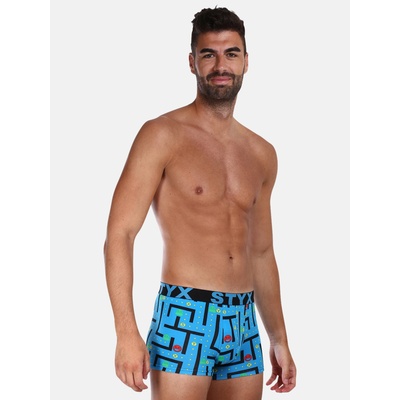 Styx Сини мъжки боксерки Styx с шарка Игра Styx | Sin | МЪЖЕ | 4XL