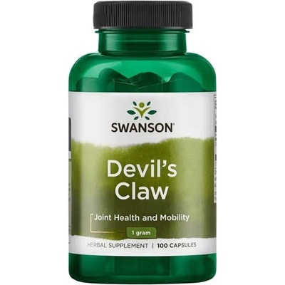 Swanson Devils Claw, 1 g, 100 капсули, Swanson (SW959)