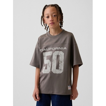 GAP Детска мрежеста oversize тениска GAP GAP | Kafyav | Момчешки | XS