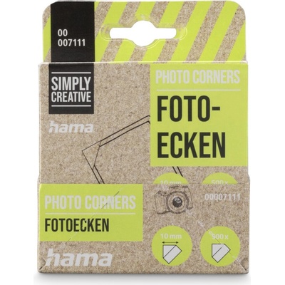 Hama fotorůžky samolepící, transparentní, viskóza/papír, 500 ks