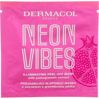 Dermacol Neon Vibes Illuminating Peel-Off Mask 8 ml