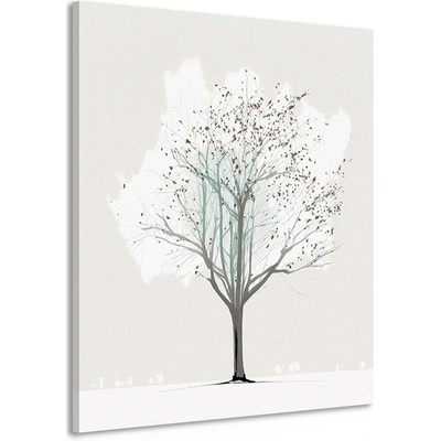 Obraz minimalistický strom v zimě - 40x60