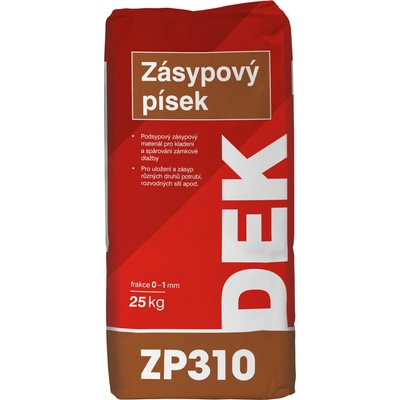 DEK Písek zásypový hrubý 25 kg