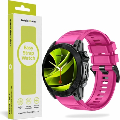 Mobile Origin Easy Strap Silicone 26mm QuickFit Pink MO-ESS-26-PNK