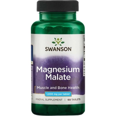 Swanson Magnesium Malate 1000 mg [60 Таблетки]