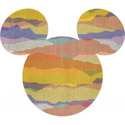 Komar Samolepicí vliesová fototapeta Dot Mickey Mouse Head rozměry 127 x 127 cm