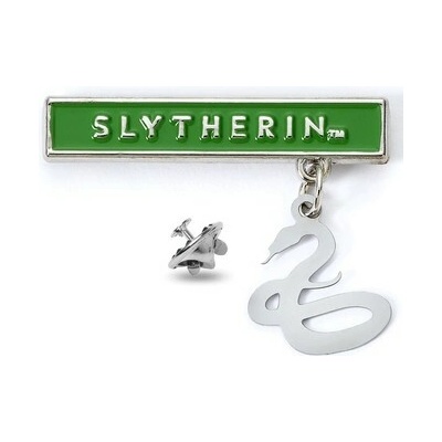 Carat Shop odznak Harry Potter Slizolin so štítkom