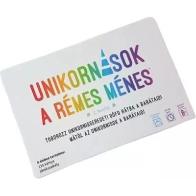 Gémklub Еднорози: страховата табун - настолна игра на унгарски език (tee10001)