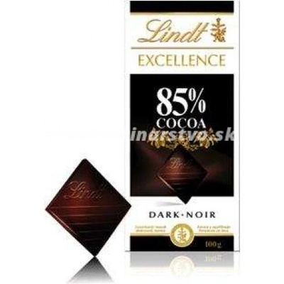 Lindt Excellence 85% cocoa dark, 100 g