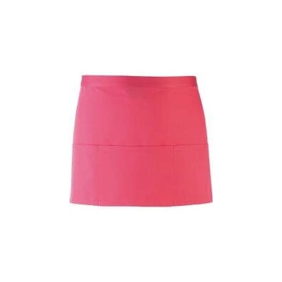 Premier Workwear Pracovní zástěra krátká s kapsami PR155 Fuchsia Pantone 219 60x33cm