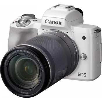 Canon EOS M50 + EF-M 18-150mm IS STM White (2681C065AA)