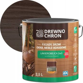 Drewnochron 2v1 Lakierobejca 2,5 l hnedý satén