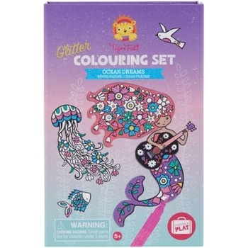 Tiger Tribe Комплект за оцветяване с брокат - Ocean Dreams - Tiger Tribe (TR60269)