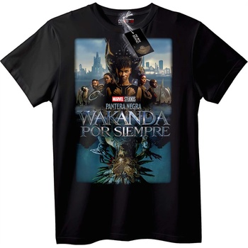 NOONEBRAND Тениска Black Panther Wakanda Forever - 2XL, White