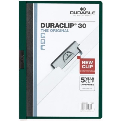 Durable Obal s klipom DURACLIP Original 30 tmavozelený