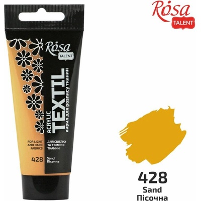 Rosa Talent farba na textil 60ml akryl + textil + akvarel Sand