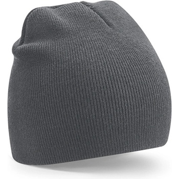 Beechfield pletená čepice B44R Graphite Grey