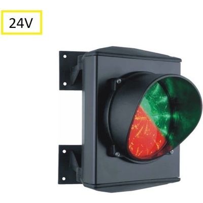 ASF semafor jednokomorový, LED, hliník, 24V DC