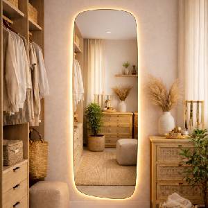 Baltica Design Baltica Design- LED огледало с вградено осветление STONE CALM LED/15W/230V 2700K 155x50 cm IP65 (DB0047)