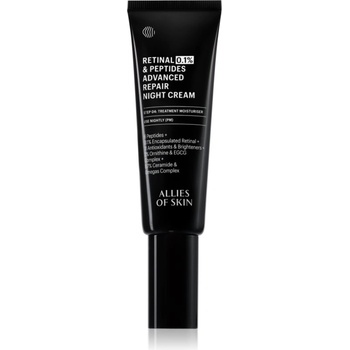 ALLIES OF SKIN 0.1% Retinal & Peptides Advanced Repair Night Cream ревитализиращ нощен крем 48ml