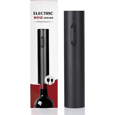 Elektrický otvírák na víno černý USB