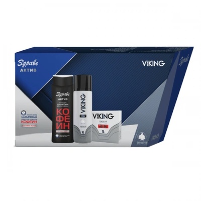 Подаръчен комплект за мъже Здраве Viking