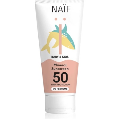 Naïf Baby & Kids Mineral Sunscreen SPF 50 0 % Perfume детски защитен крем 100ml