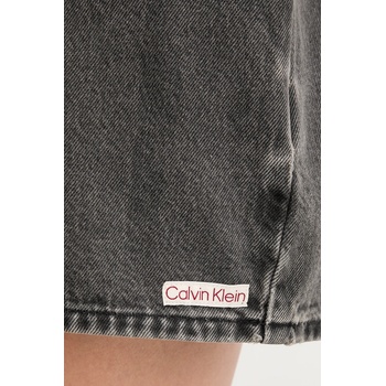 Calvin Klein Дънкова рокля Calvin Klein Jeans в сиво къса с кройка по тялото LV047C715G (LV047C715G)