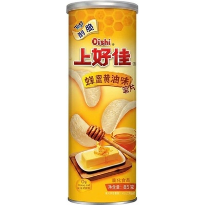 Oishi Honey Butter Cripsy Potato Chips CHN 85 g