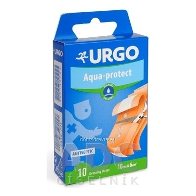 URGO Aqua-protect umývateľná náplasť, 10 x 6 cm, 1x10 ks, 3664492019659