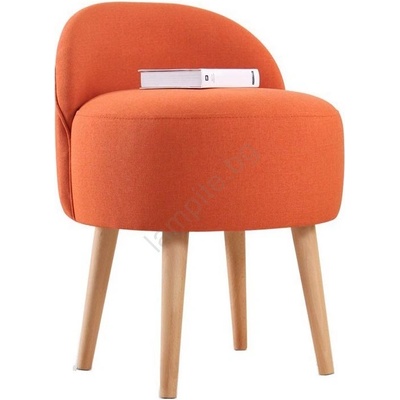 Пуф niki, Ø 46 см, оранжев (as3012)