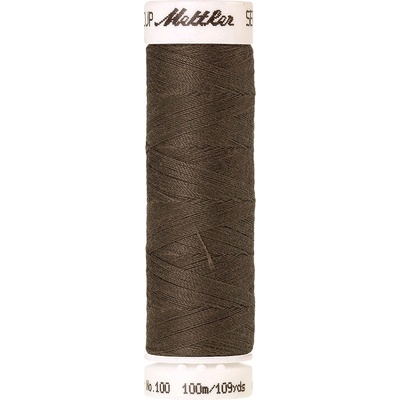 Nitě SERALON 100m na univerzální šití, polyester AMANN Mettler - více barev 6677: 0381 khaki béžová