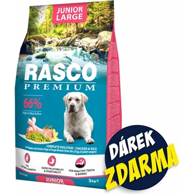Rasco Premium Puppy & Junior Large 3 kg